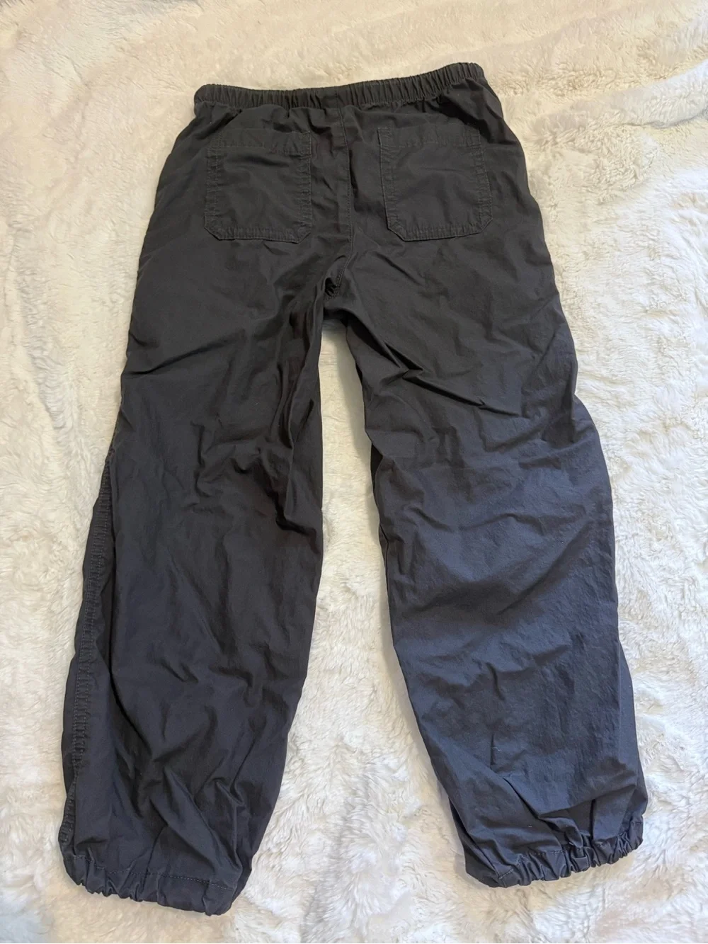 Kids Old Navy Black Drawstring Casual Pants